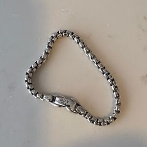 David Yurman 4mm  6.5” bracelet